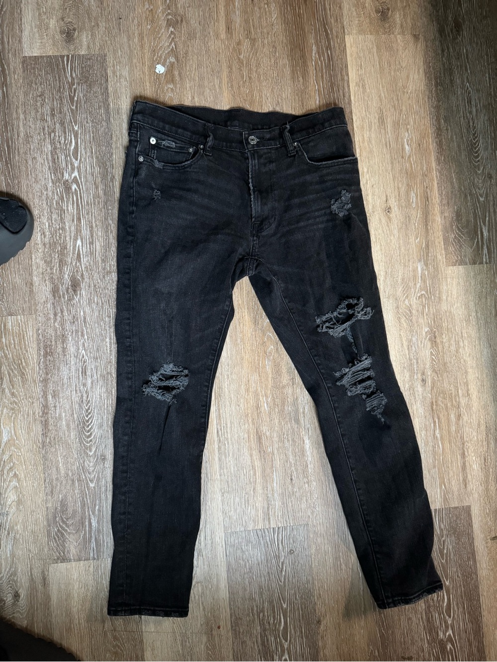Men's Black Abercrombie Skinny Jeans